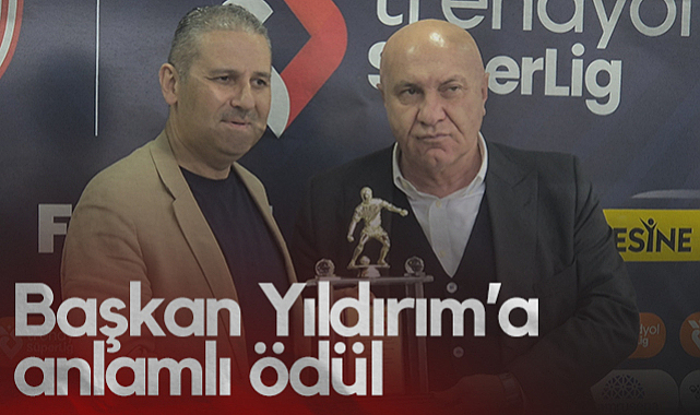 Samsunspor Başkanı Yüksel Yıldırım’a Anlamlı Ödül
