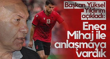 Samsunspor Başkanı Yüksel Yıldırım: Arnavut Stoper Enea Mihaj ile Anlaşmaya Vardık