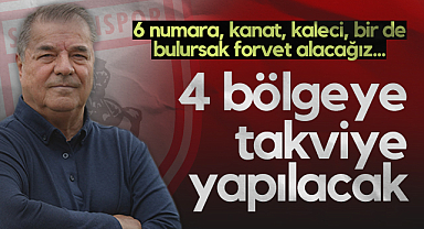 Samsunspor Başkanvekili Veysel Bilen: 6 Numara, Kanat, Kaleci, Bir de Bulursak Forvet Alacağız