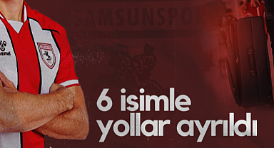 Samsunspor'da 6 İsimle Yollar Ayrıldı