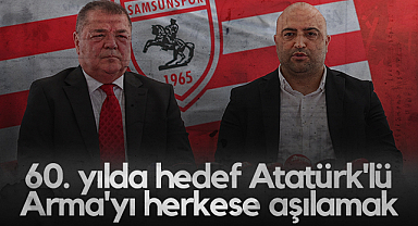 Samsunspor'da 60. Yılda Hedef Atatürk'lü Arma'yı Herkese Aşılamak