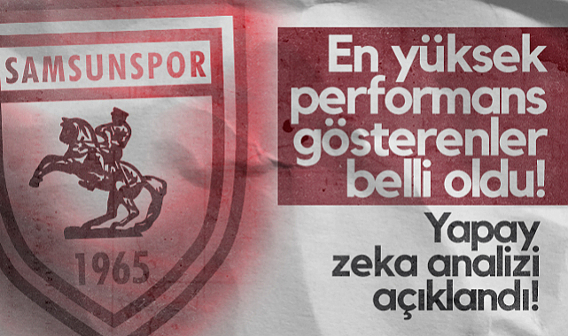 Samsunspor'da Kimler Öne Çıktı? Yapay Zeka Analizi Açıklandı!