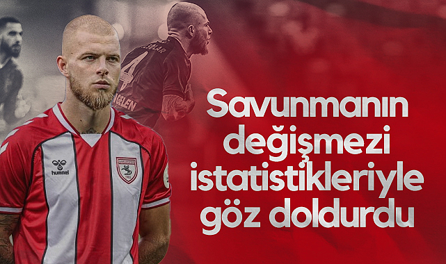Samsunspor Savunmasının Değişmez İsmi Drongelen İstatistikleriyle Göz Doldurdu