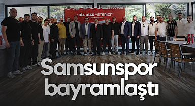Samsunspor Tesislerinde Bayram Coşkusu