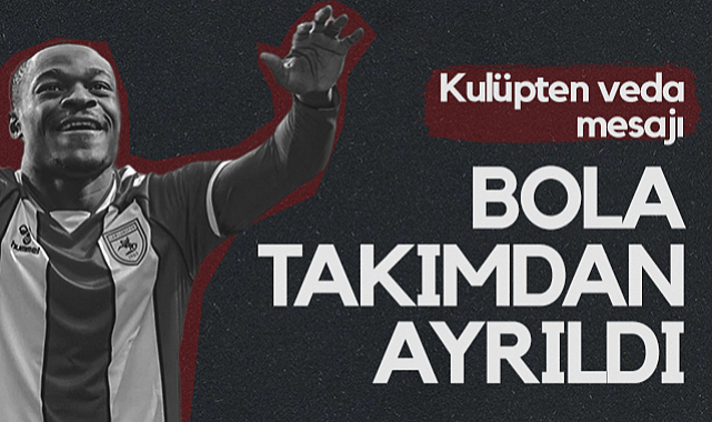 Samsunspor’un Başarılı Sol Beki Marc Bola Takımdan Ayrıldı! Kulüpten Veda Mesajı...