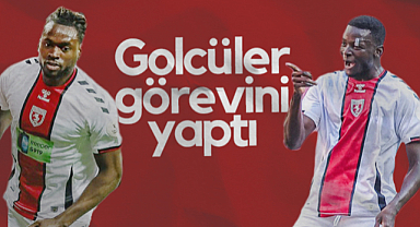 Samsunspor'un Golcüleri Görevini Yaptı