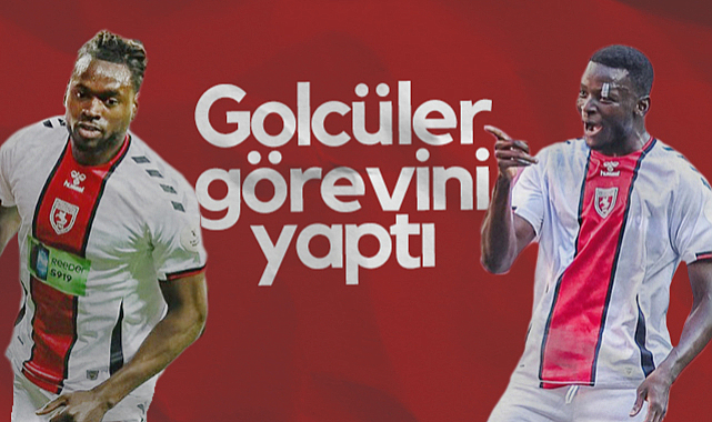 Samsunspor'un Golcüleri Görevini Yaptı