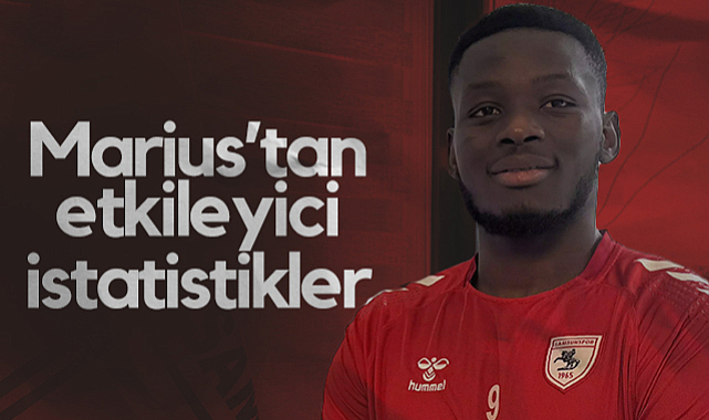 Samsunspor’un Golcüsü Marius Mouandilmadji'den Etkileyici İstatistikler