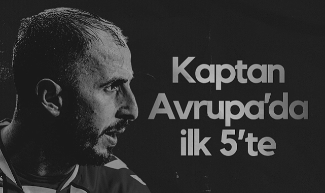Samsunspor'un Kaptanı Zeki Yavru Avrupa'da İlk 5'te!