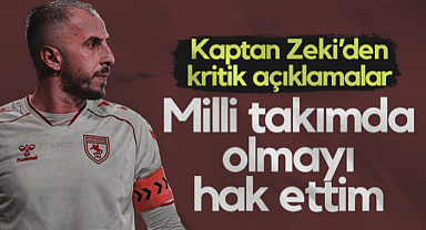 Samsunspor'un Kaptanı Zeki Yavru'dan Kritik Açıklamalar: Milli Takımda Olmayı Hak Ettim