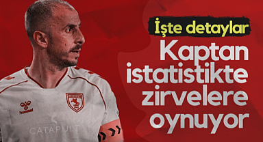 Samsunspor'un Kaptanı Zeki Yavru İstatistikte Zirvelere Oynuyor!