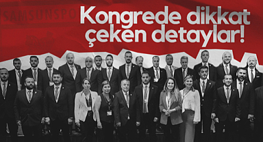 Samsunspor'un Kongresinde Dikkat Çeken Detaylar!