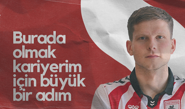 Samsunspor'un Yeni Transferi Logi Tomasson: Burada Olmak Kariyerim İçin Büyük Bir Adım