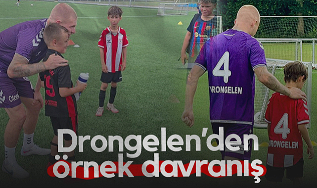 Samsunspor'un Yıldızı Drongelen'den Örnek Davranış