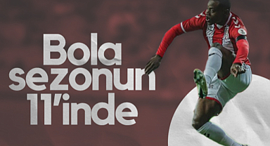 Samsunspor’un Yıldızı Marc Bola Sezonun En İyi 11’ine Seçildi