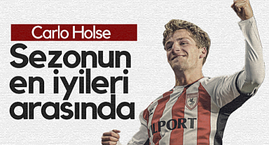 Samsunsporlu Carlo Holse, Sezonun En İyi 5 Ofansif Orta Sahası Arasında
