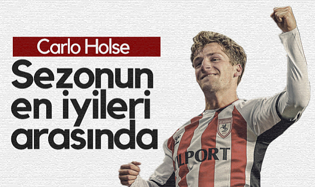 Samsunsporlu Carlo Holse, Sezonun En İyi 5 Ofansif Orta Sahası Arasında