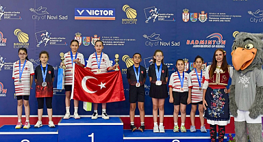 SBB'li Badmintoncular Sırbistan'dan Madalyalarla Döndü