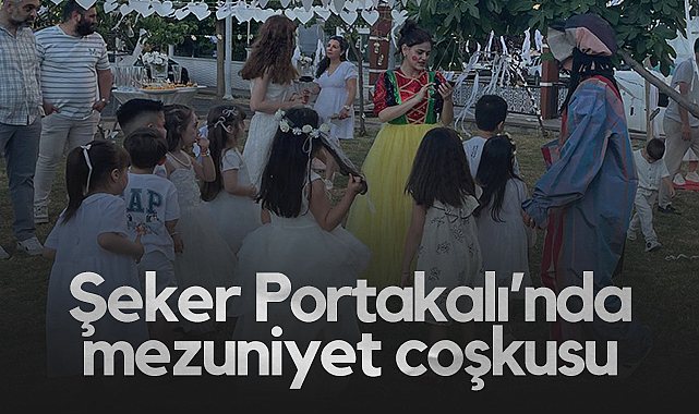 Samsun'da Şeker Portakalı Anaokulu'nda Mezuniyet Coşkusu