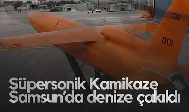 Süpersonik Kamikaze İHA Samsun Sahilinde Denize Çakıldı