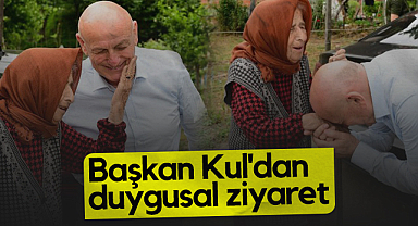 Terme Belediye Başkanı Şenol Kul'dan Duygusal Ziyaret