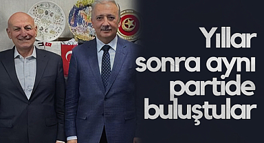 Terme Belediye Başkanı Şenol Kul, Eski Öğrencisi Milletvekili Kadem Mete’yi Ziyaret Etti