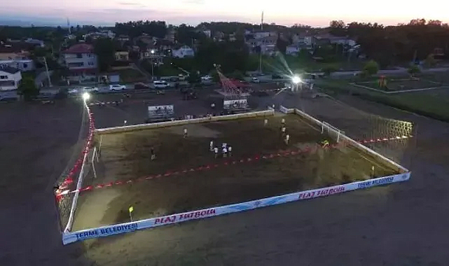 Terme'de Plaj Futbolu ve Voleybolu Turnuvaları Başlıyor