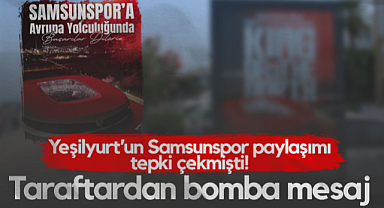 Yeşilyurt AVM'nin Samsunspor Paylaşımı Tepki Çekmişti! Taraftardan Bomba Mesaj...