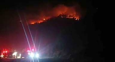 Malatya Doğanyol’da Orman Yangını 9 Saattir Sürüyor