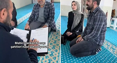 Mehir Talebi Gündem Oldu: İmam Nikahında Viral Anlar