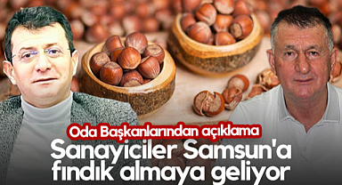Oda Başkanlarından Açıklama! Sanayiciler Samsun'a Fındık Almaya Geliyor...