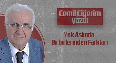 Hedef Halk Gazetesi Köşe Yazarı Cemil Ciğerim: Yok Aslında Birbirlerinden Farkları