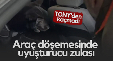 Samsun'da Araç Döşemesinde Uyuşturucu Zulası: TONY'den Kaçmadı