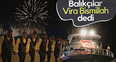 Samsun'da Balıkçılar Vira Bismillah Dedi