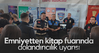 Samsun'da Emniyet Teşkilatı, Kitap Fuarı'nda Vatandaşları Dolandırıcılığa Karşı Uyardı