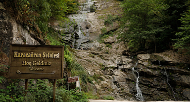 Samsun'da Karacaören Şelalesi Sıcaktan Bunalanlara Rota 