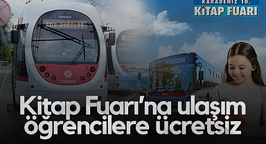 Samsun'da Karadeniz Kitap Fuarı’na Ulaşım Öğrencilere Ücretsiz