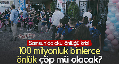 Samsun'da Okul Önlüğü Krizi! 100 Milyonluk Binlerce Önlük Çöp mü Olacak?
