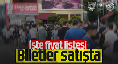 Samsunspor - Antalyaspor Maçı Biletleri Satışta!