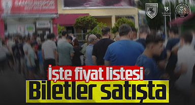 Samsunspor-Fatih Karagümrük Maçı Biletleri Satışta