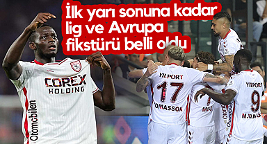 Samsunspor'un İlk Yarıdaki Maç Takvimi Belli Oldu