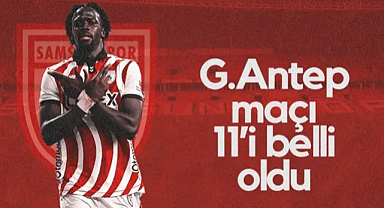 Son Dakika: İşte Samsunspor'un Gaziantep FK Deplasmanındaki İlk 11'i!