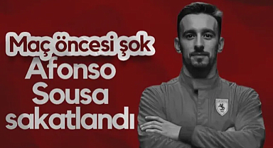 Kasımpaşa Maçı Öncesi Samsunspor'da Afonso Sousa Şoku!