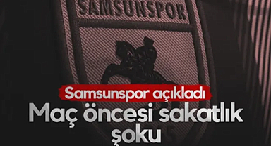 Samsunspor'da Antalyaspor Maçı Öncesi Sakatlık Şoku