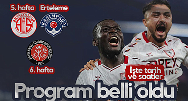 Samsunspor'un Antalyaspor, Kasımpaşa ve Karagümrük Maçları Ne Zaman? İşte Açıklanan Tarihler...