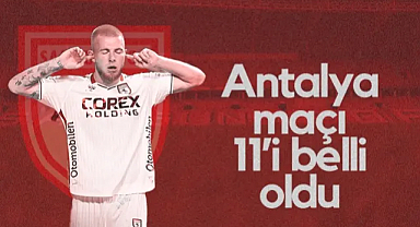 Son Dakika: Samsunspor'un Antalyaspor Karşısındaki İlk 11'i Açıklandı!