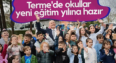 Terme'de Okullar Yeni Eğitim Yılına Hazır