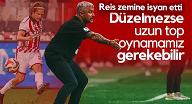 Samsunspor'da Reis'ten Mağlubiyet Sonrası Zemin Sitemi: Düzelmezse Uzun Top Oynamamız Gerekebilir