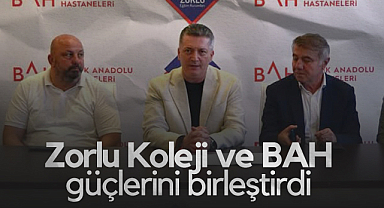 Zorlu Koleji ve Büyük Anadolu Hastanesi'nden Sağlık Sponsorluğu Anlaşması