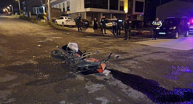 Bafra'da Motosiklete Çarpıp Kaçtılar: 1 Sürücü Ağır Yaralı